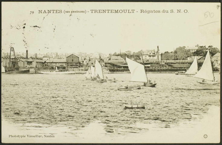 Trentemoult. - Régates sur la Loire.