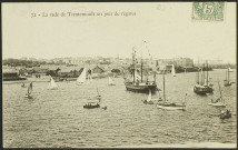 Panorama de la Loire avec vue sur les quais de Chantenay, un jour de régates.