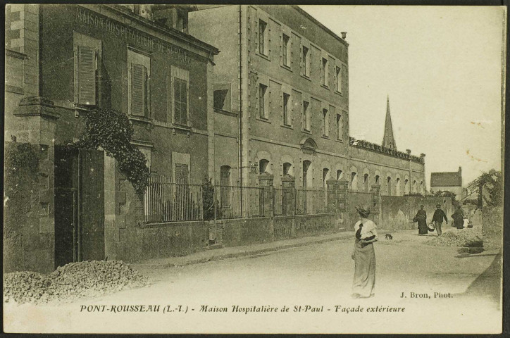 Pont-Rousseau. - La maison hospitalière Saint-Paul, rue de la Sèvre.