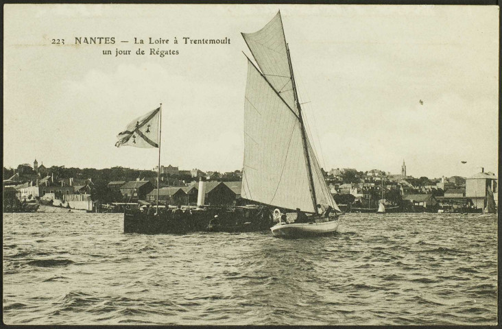 Trentemoult. - Régates sur la Loire.