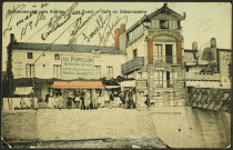 Trentemoult. - Le quai Jean Bart, l'embarcadère du roquio et le café-restaurant Au pavillon.