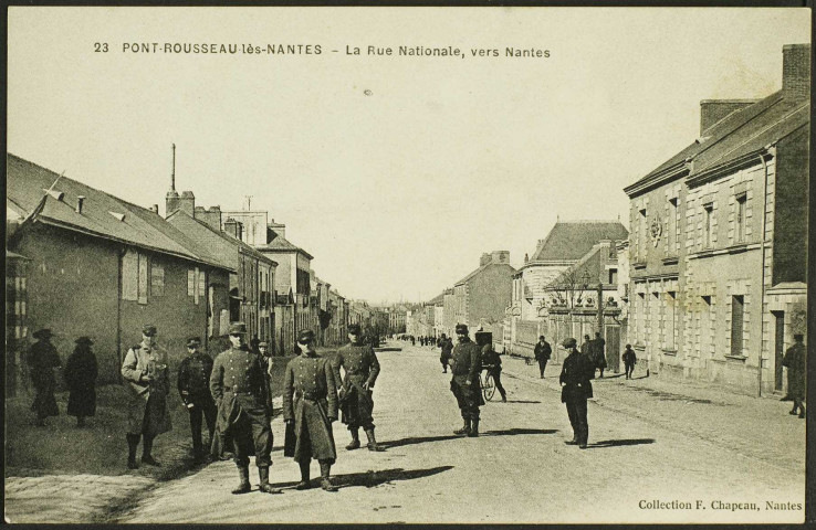 Pont-Rousseau. - La rue Nationale vers le nord.