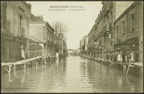 Pont-Rousseau. - Inondations 1904, rue Alsace-Lorraine.