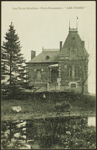 Les Trois-moulins. - Villa Les Roses, vue de l'extérieur.