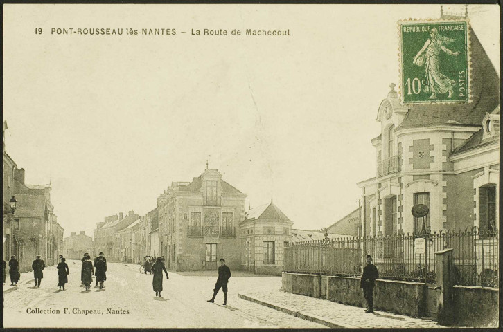 Pont-Rousseau. - La route de Machecoul.