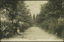 Pont-Rousseau. - La maison hospitalière Saint-Paul, l'allée du calvaire.