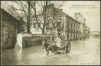 Pont-Rousseau. - Inondations 1904, rue Alsace-Lorraine.