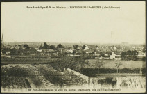 Les Naudières. - Panorama de Pont-Rousseau vu de l'École apostolique Notre-Dame des Missions africaines.