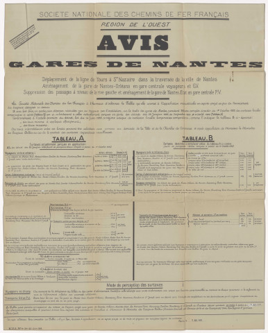 Chemin de fer d'intérêt local de Nantes à Pornic avec embranchements sur Paimboeuf et sur Bourgneuf et Machecoul et station de Pont-Rousseau. - Établissement ; aménagement et entretien de voirie : plan d'ensemble du chemin de fer projeté, carte des différents tracés de chemin de fer demandés par les populations, rapports, liste des propriétaires de Rezé possédant plus de 2 hectares, arrêtés préfectoraux, correspondance, plan.