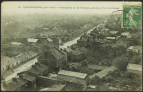 Pont-Rousseau. - Vue de la rue nationale prise du clocher de l'église Saint-Paul.