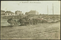 Pont-Rousseau. - Les bords de Sèvre avec le pont vers Pirmil en arrière-plan.