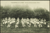 La Fraternelle de Rezé, section de gymnastique. - Groupe d'enfant en uniforme.