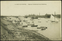 La Loire. - Vue prise de Trentemoult vers Chantenay.