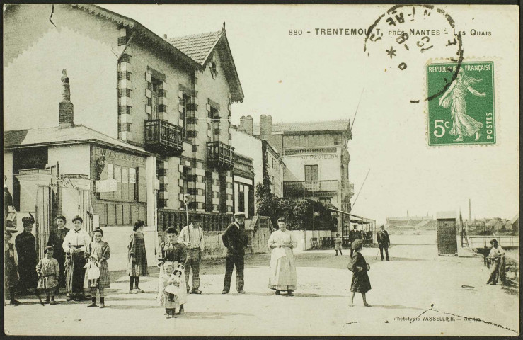 Trentemoult. - Le quai Jean Bart.