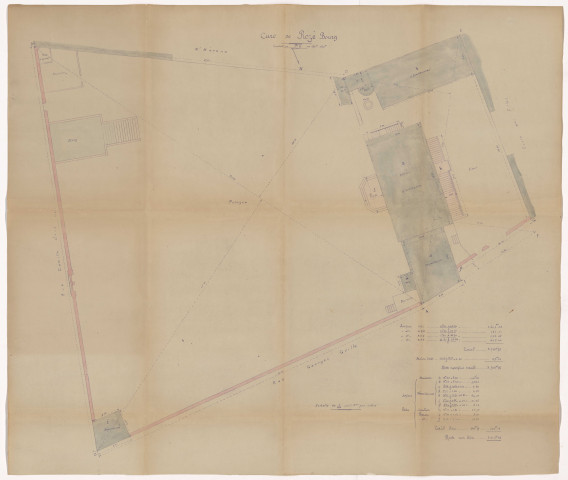 Presbytères Saint-Pierre et Saint-Paul. - Location ; contentieux ; entretien et réparation ; vente (dont locaux École libre des filles) : correspondance, baux locatifs, détails des réparations à faire, dossiers de contentieux, plans, dossiers de vente.