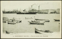 La Loire. - Vue prise de Trentemoult avec Chantenay en arrière-plan.