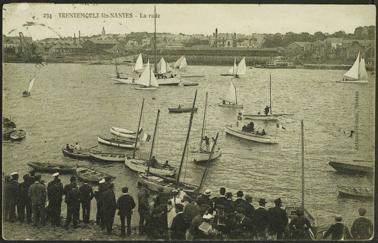 Trentemoult. - Régates sur le Loire.