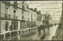 Pont-Rousseau. - Inondations 1904, rue Alsace-Lorraine.