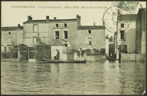 Trentemoult. - Inondations 1906, place du Courtil-Brisset.