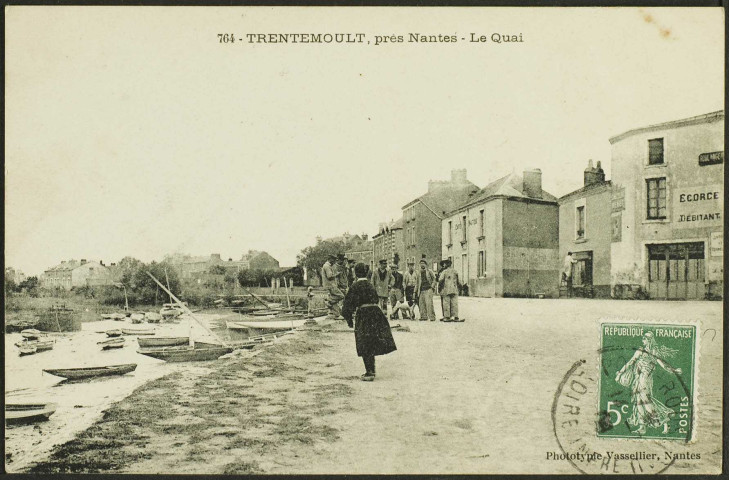 Trentemoult. - Le quai Jean Bart et la rade.