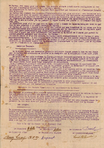 Groupement des producteurs maraîchers de Pont-Rousseau. - Création, organisation et fonctionnement : statuts, carnets de sociétaire, liste des membres du bureau, liste des adhérents.