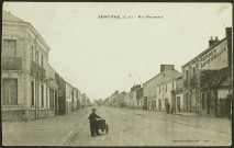 Pont-Rousseau. - La rue nationale vers le sud.