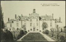 Le château de Rezé. - Façade ouest.