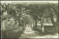 Les Naudières. - École apostolique Notre-Dame des missions africaines, l'allée d'entrée.