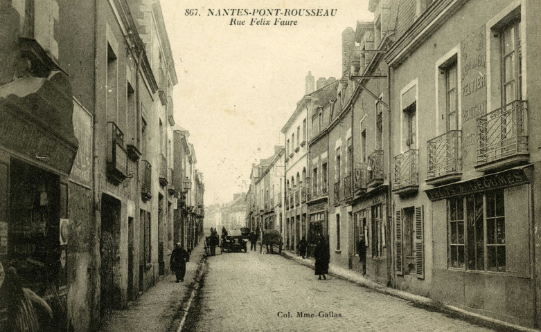 Pont-Rousseau. - La rue Félix Faure.