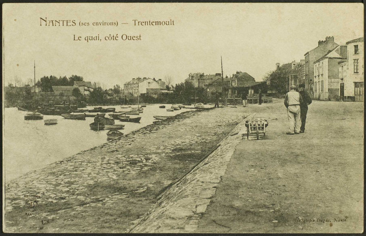 Trentemoult. - Le quai Jean Bart et la rade.