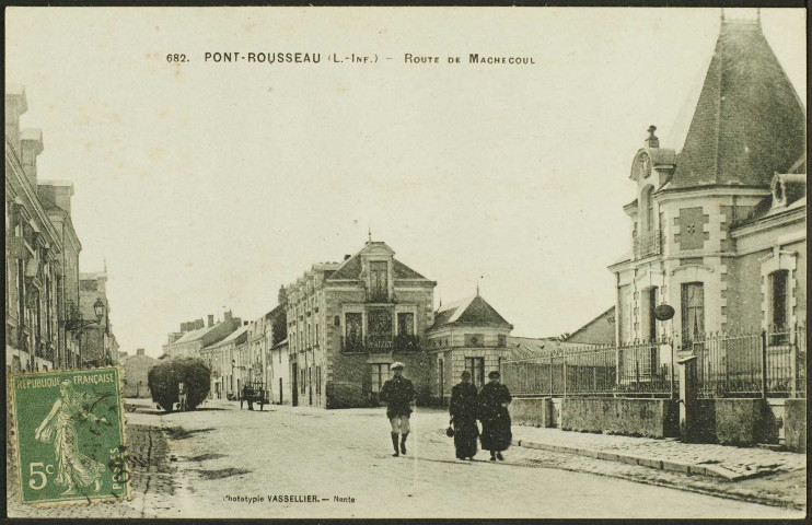 Pont-Rousseau. - Route de Machecoul.