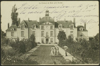 Le château de Rezé. - Façade ouest.