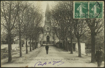 Le bourg. - Le Seil et l'avenue de la Loire allant vers l'église Saint-Pierre .