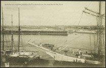 Panorama de la Loire, de l'île de Nantes et de Haute-île pris de Nantes (butte Saint-Anne).