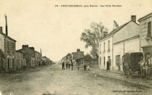 Les Trois-Moulins. - La rue Nationale vers le nord.