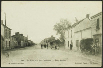 Les Trois-Moulins. - La rue Nationale vers le nord.