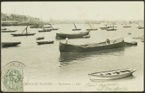 La Loire. - Vue prise de Norkiouse, en arrière-plan la butte Sainte-Anne et le quai de la Fosse.