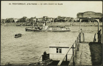 Chantenay. - L'embarcadère, un roquio sur la Loire et Trentemoult à l'arrière plan.