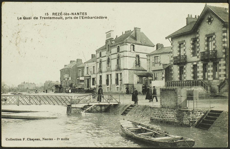 Trentemoult. - Le quai Jean Bart.