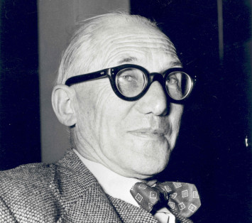 Le Corbusier, black and white picture (© Fondation Le Corbusier)