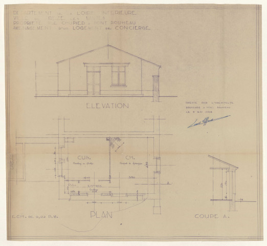 Parc municipal (rue Chupiet). - Acquisition de la propriété Romme-Zbinder ; aménagement de la maison en logements et bibliothèque ; construction d'un caveau et des W.C. pour le concierge ; aménagement d'une pièce d'eau ; édification d'un portail ; construction de sanitaires publics : estimation, actes de propriété, cahiers des charge, devis, dossiers d'adjudication, pièces de marché, plans, mémoires, correspondance.