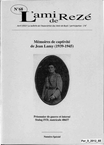 Mémoires de captivité de Jean Lamy (1939-1945)